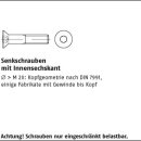 200 Stück ISO 10642 010.9 Senkkopfschrauben mit...