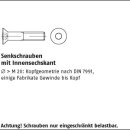 100 Stück ISO 10642 08.8 Senkkopfschrauben mit...