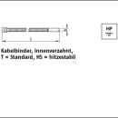 1000 Stück PA 6.6 HS T HS natur (NA) Kabelbinder...