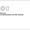 100 Stück ASME B 18.2.2 Grade 8 (10) UNC Hexcap...