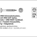 200 Stück Stahl ABC SPAX Senkkopf Z Tg galvanisch...