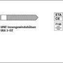 10 Stück A4 UKA 3 IST UPAT Innengewindehülsen...