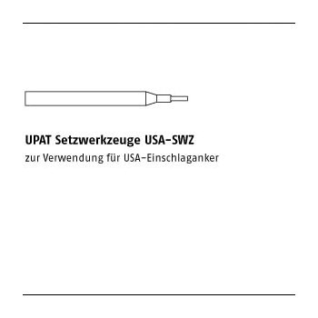 1 Stück Stahl USA SWZ UPAT Setzwerkzeuge USA SWZ USA SWZ M16 mm