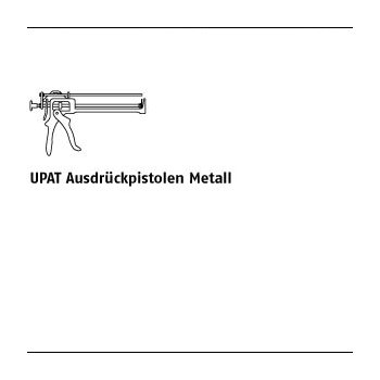 1 Stück Stahl Metall UPAT Ausdrückpistolen Metall . mm